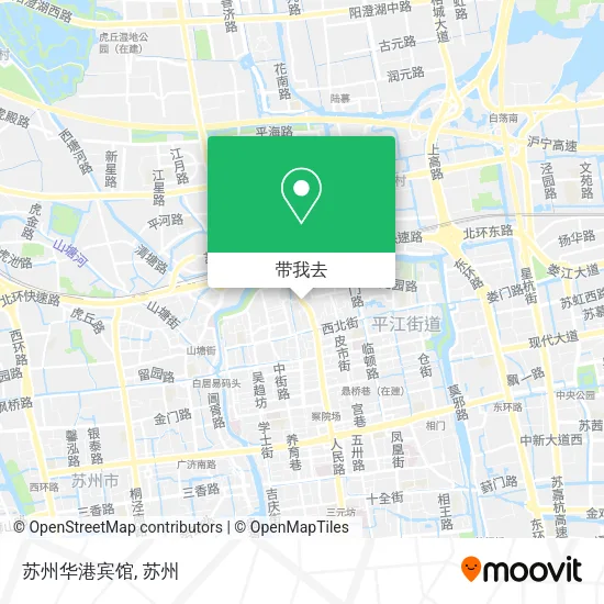 苏州华港宾馆地图