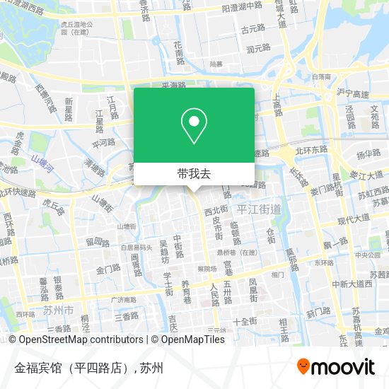 金福宾馆（平四路店）地图