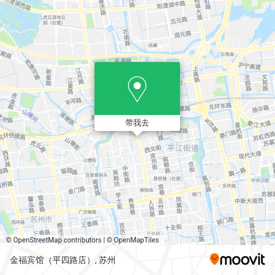 金福宾馆（平四路店）地图