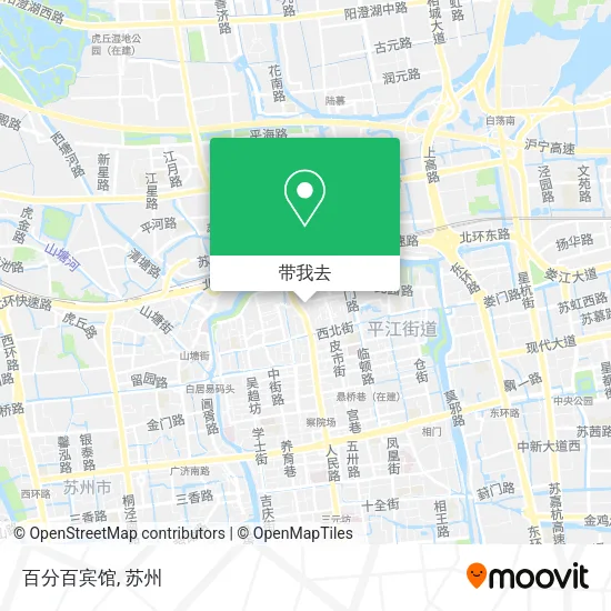 百分百宾馆地图