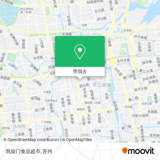 凯旋门食品超市地图