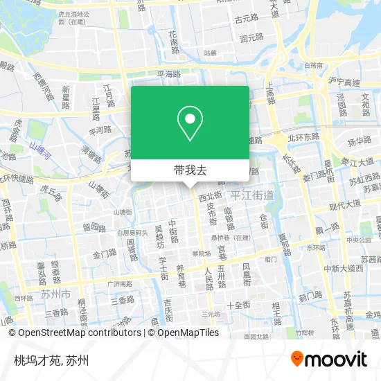 桃坞才苑地图