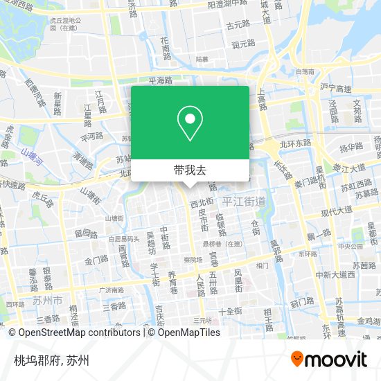 桃坞郡府地图