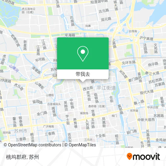 桃坞郡府地图