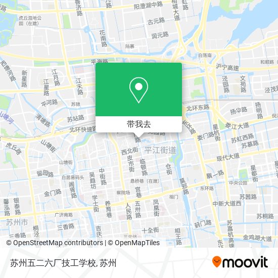 苏州五二六厂技工学校地图