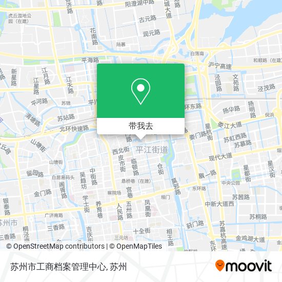 苏州市工商档案管理中心地图