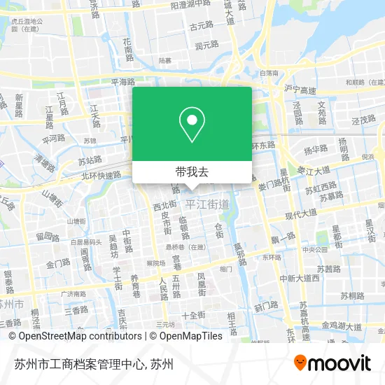 苏州市工商档案管理中心地图