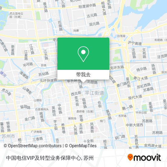 中国电信VIP及转型业务保障中心地图