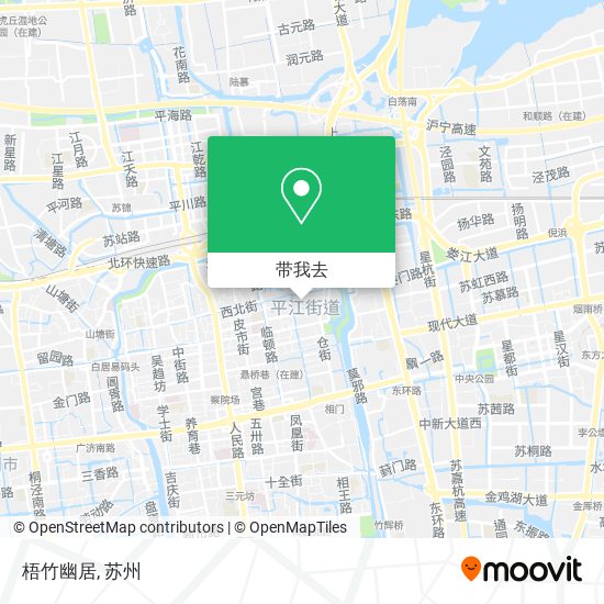 梧竹幽居地图
