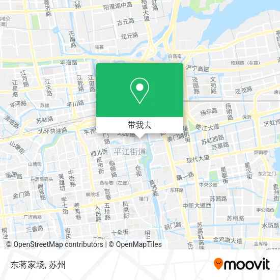 东蒋家场地图