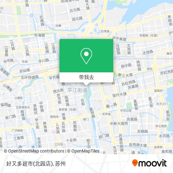 好又多超市(北园店)地图