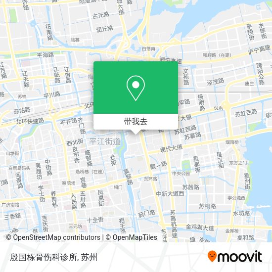 殷国栋骨伤科诊所地图
