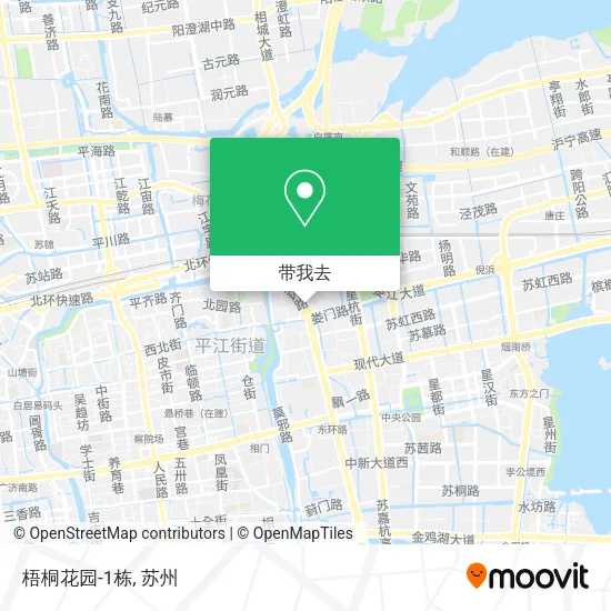 梧桐花园-1栋地图