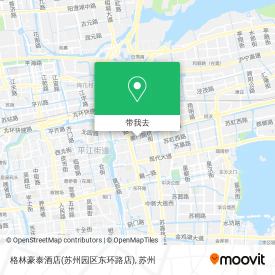 格林豪泰酒店(苏州园区东环路店)地图