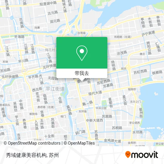 秀域健康美容机构地图