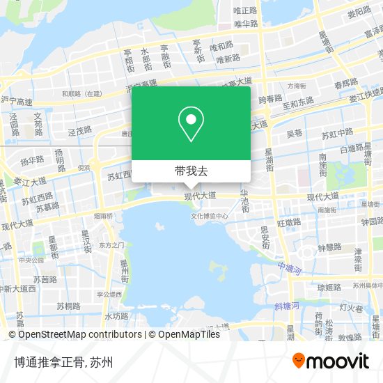 博通推拿正骨地图