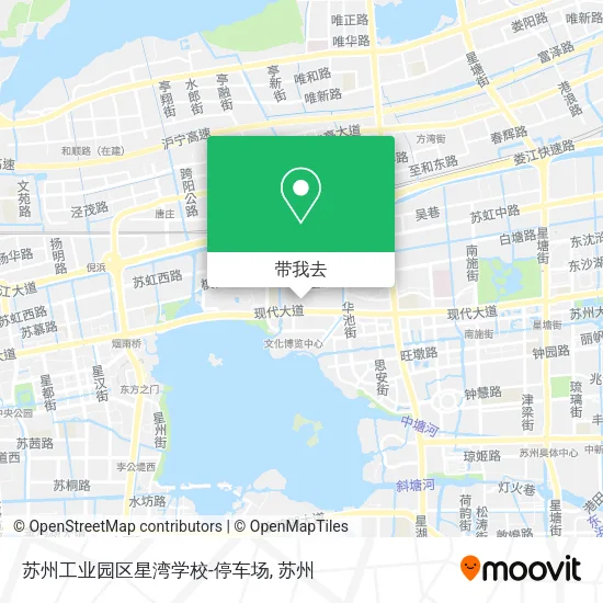 苏州工业园区星湾学校-停车场地图