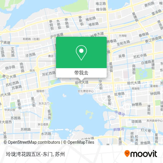 玲珑湾花园五区-东门地图