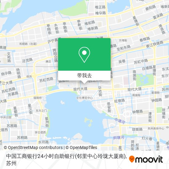 中国工商银行24小时自助银行(邻里中心玲珑大厦南)地图