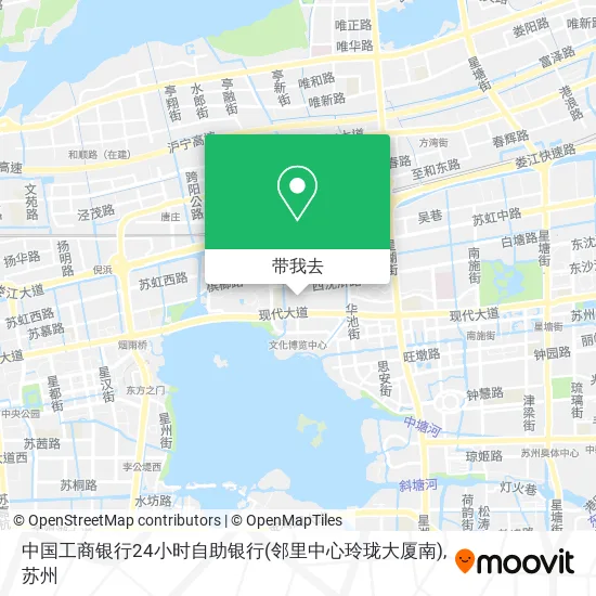 中国工商银行24小时自助银行(邻里中心玲珑大厦南)地图