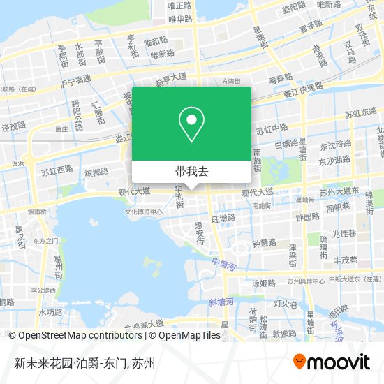 新未来花园·泊爵-东门地图