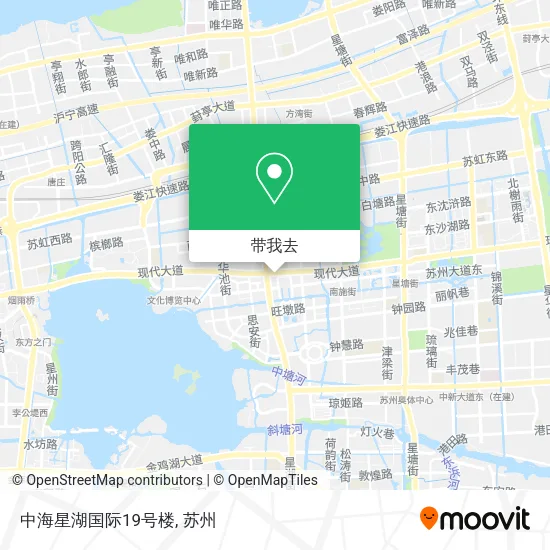中海星湖国际19号楼地图