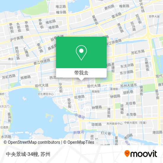 中央景城-34幢地图