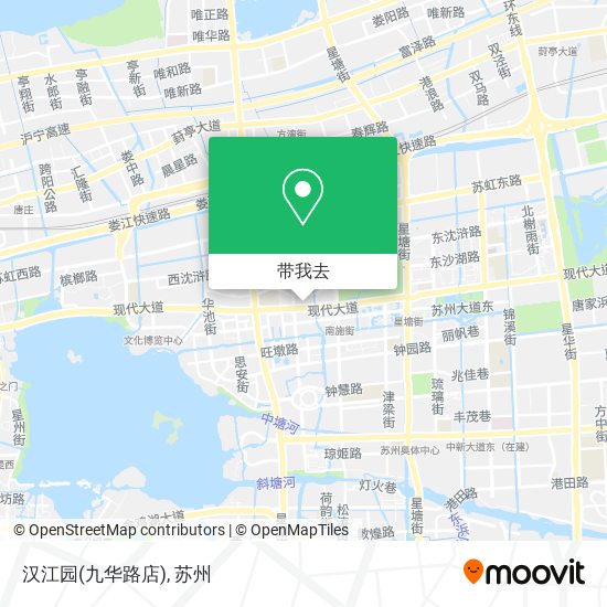 汉江园(九华路店)地图