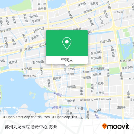 苏州九龙医院-急救中心地图