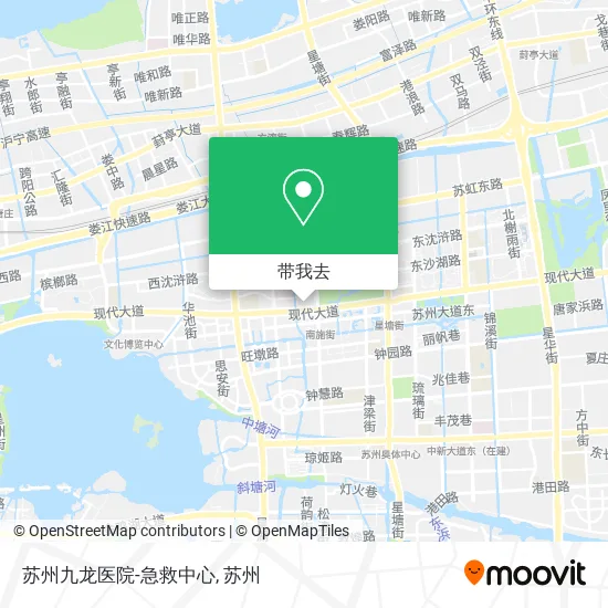 苏州九龙医院-急救中心地图