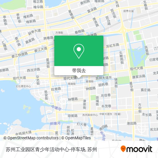 苏州工业园区青少年活动中心-停车场地图