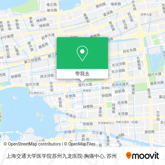 上海交通大学医学院苏州九龙医院-胸痛中心地图