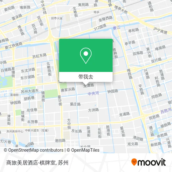 商旅美居酒店-棋牌室地图