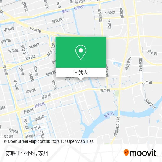 苏胜工业小区地图