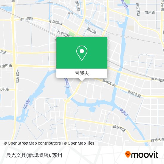 晨光文具(新城域店)地图