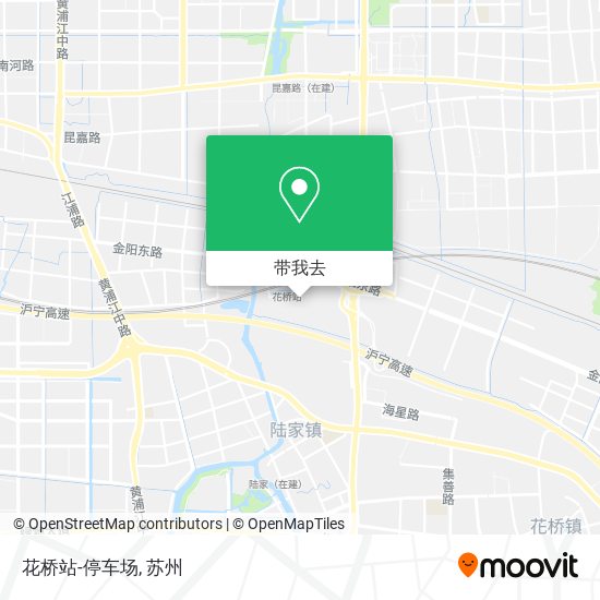 花桥站-停车场地图