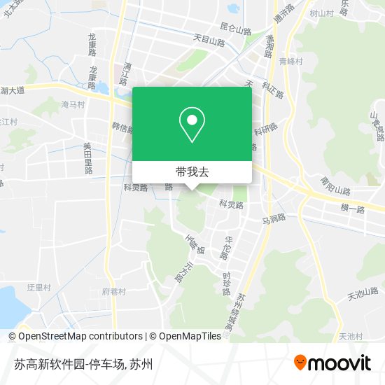 苏高新软件园-停车场地图