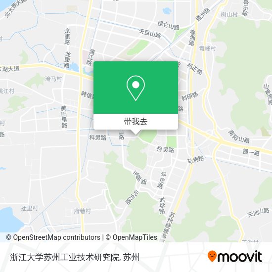浙江大学苏州工业技术研究院地图
