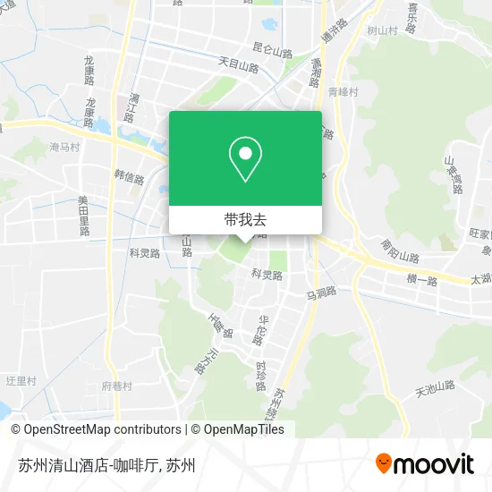 苏州清山酒店-咖啡厅地图