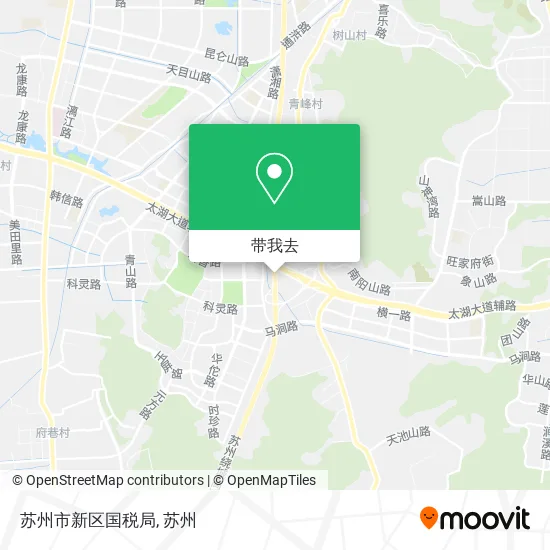 苏州市新区国税局地图