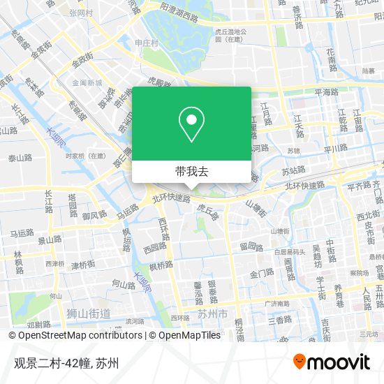 观景二村-42幢地图
