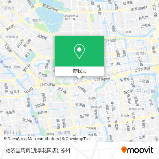 德济堂药房(虎阜花园店)地图