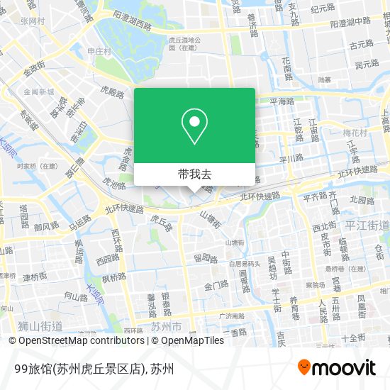 99旅馆(苏州虎丘景区店)地图