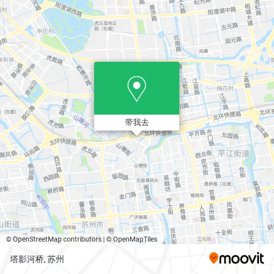 塔影河桥地图