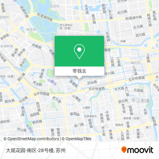 大观花园-南区-28号楼地图