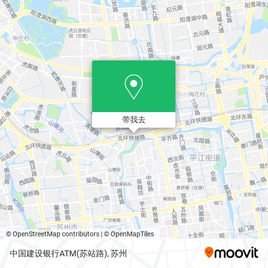 中国建设银行ATM(苏站路)地图