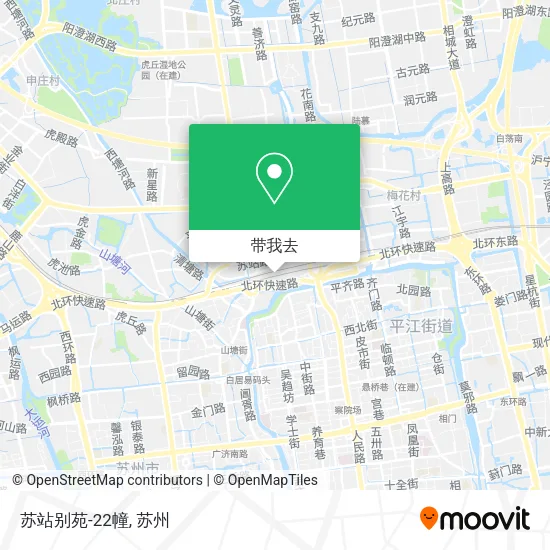 苏站别苑-22幢地图