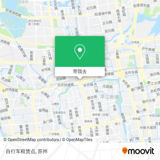 自行车租赁点地图