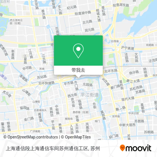 上海通信段上海通信车间苏州通信工区地图