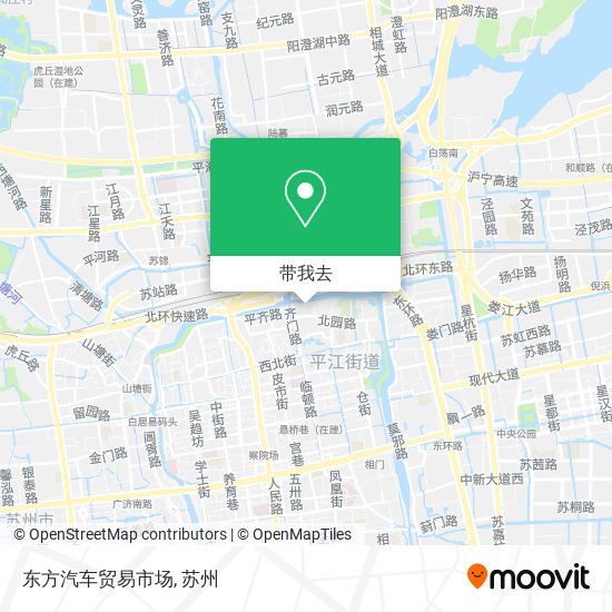 东方汽车贸易市场地图